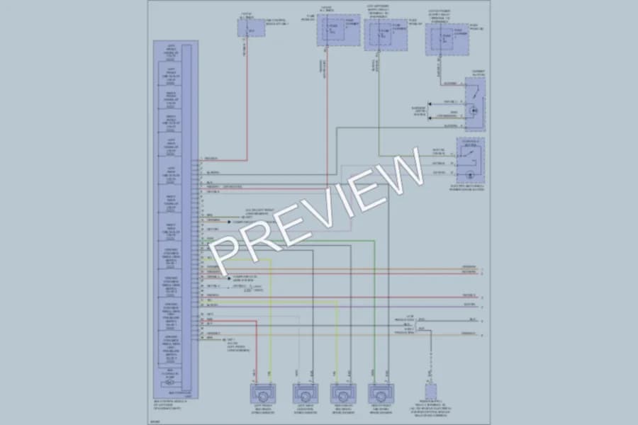 2009 Audi S4 Anti Lock Brakes wiring diagram preview