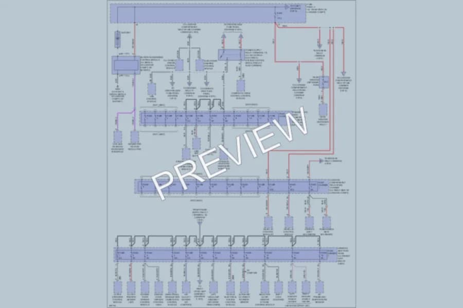 2009 Audi S4 Power Distribution wiring diagram preview