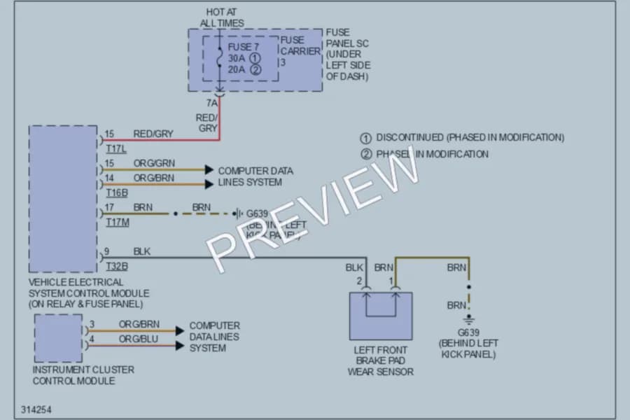 2009 Audi S5 Warning Systems wiring diagram preview