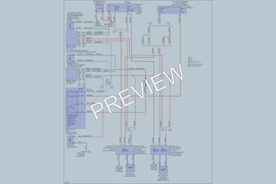 2009 Audi S6 Cooling Fan wiring diagram preview