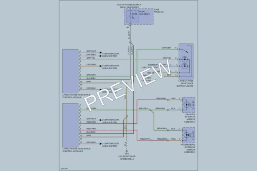 2009 Audi S6 Navigation wiring diagram preview