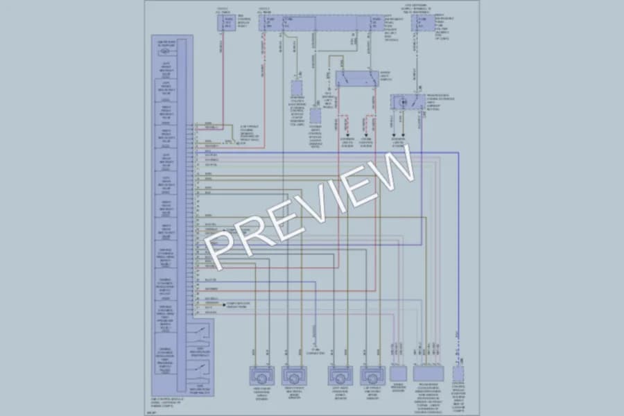 2009 Audi S8 Anti Lock Brakes wiring diagram preview