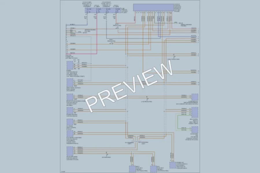 2009 Audi TT Computer Data Lines wiring diagram preview