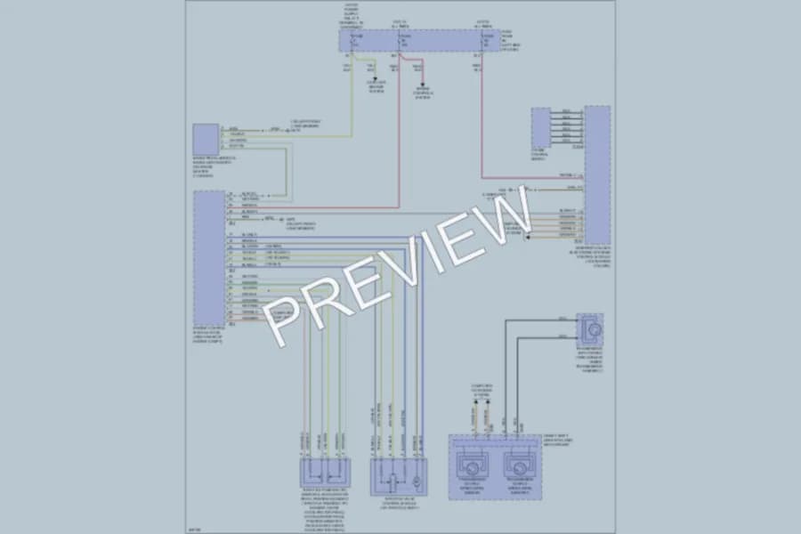 2009 Audi TT Cruise Control wiring diagram preview