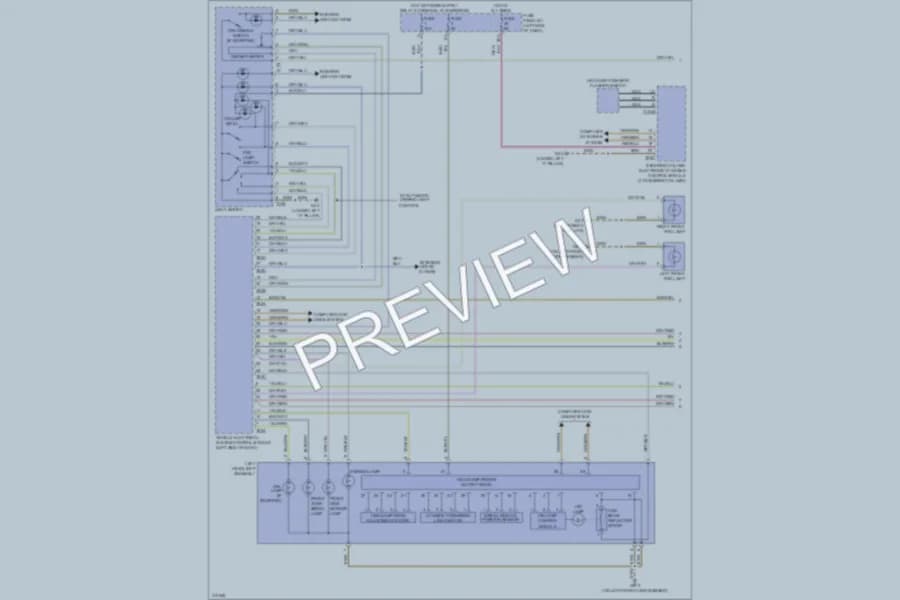 2009 Audi TT Headlights wiring diagram preview