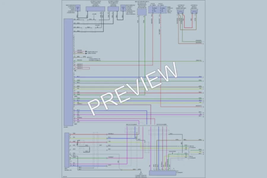 2009 Audi TT Radio wiring diagram preview