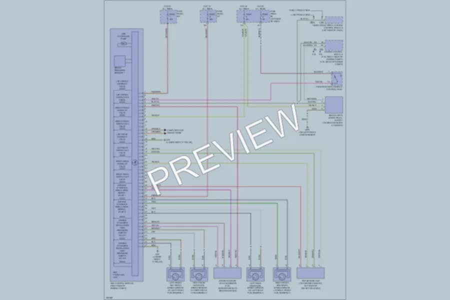 2009 Audi TTS Anti Lock Brakes wiring diagram preview