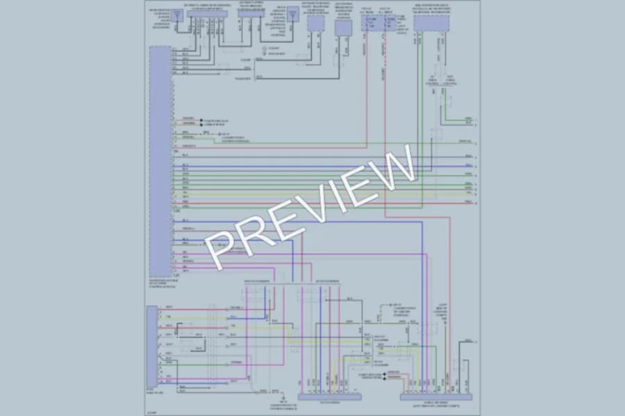 2009 Audi TTS Navigation wiring diagram preview