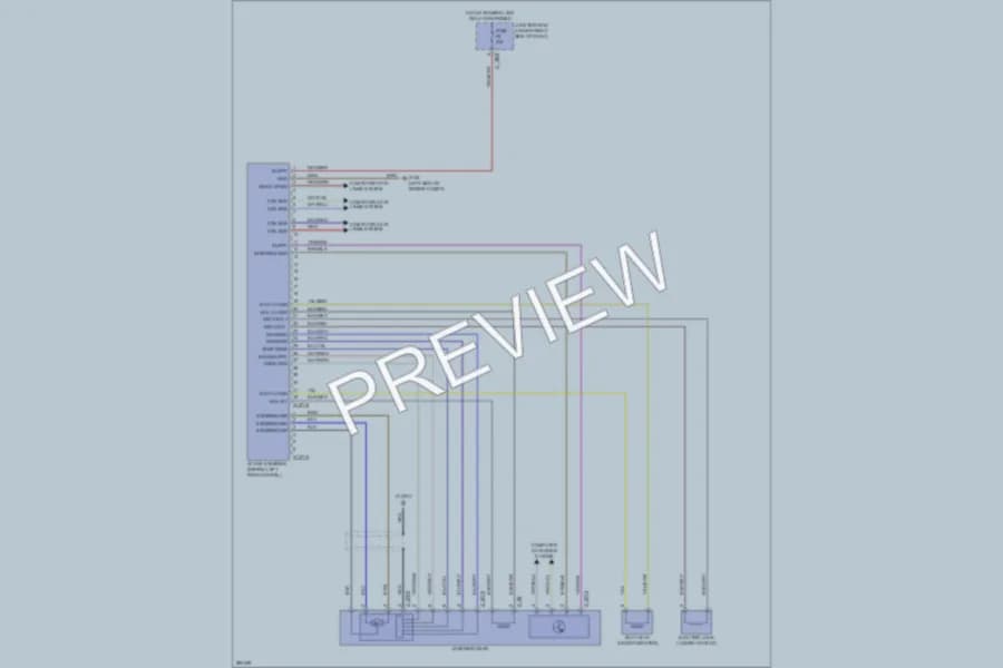 2009 BMW 128i Electronic Power Steering wiring diagram preview