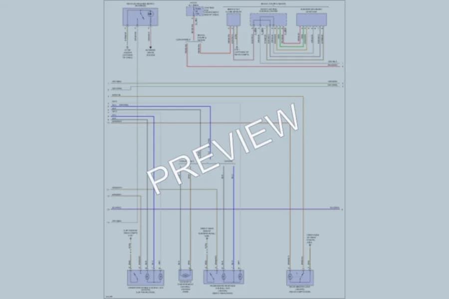 2009 BMW 328i Anti Theft wiring diagram preview
