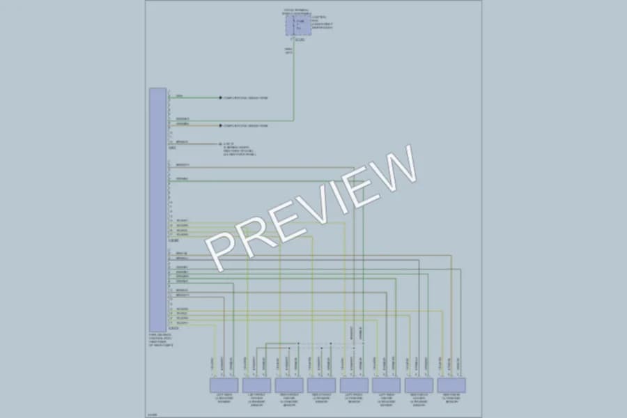 2009 BMW 328i Navigation wiring diagram preview