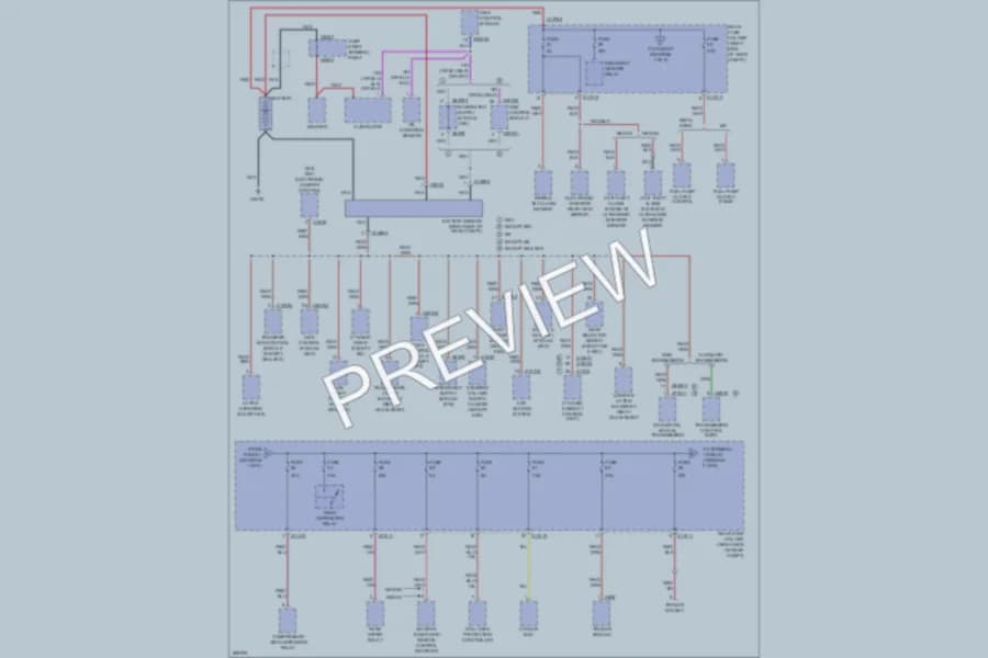 2009 BMW 528i Power Distribution wiring diagram preview