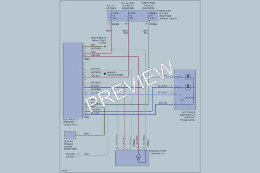2009 BMW 550i Active Bodyworks wiring diagram preview