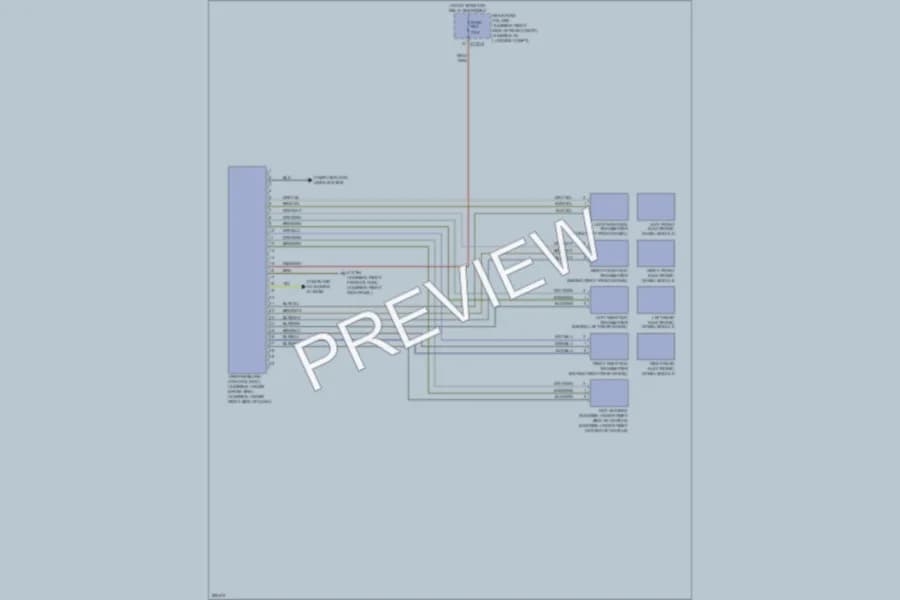 2009 BMW 550i Warning Systems wiring diagram preview