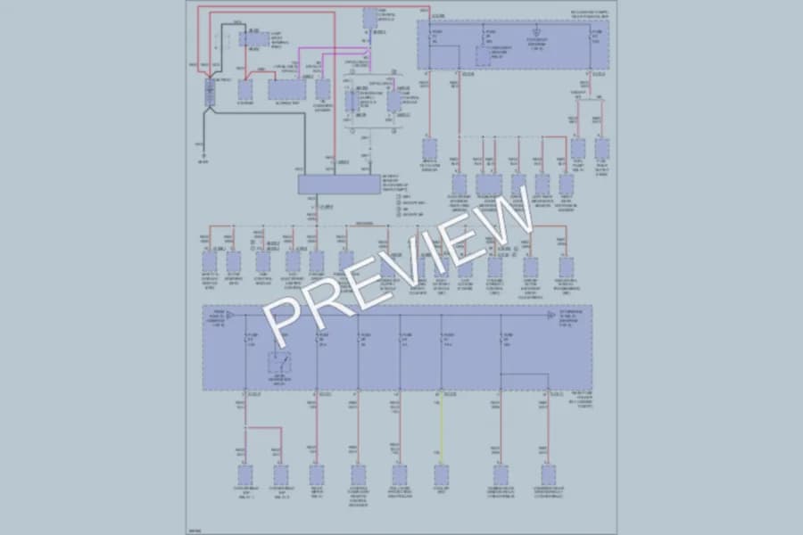 2009 BMW 650i Power Distribution wiring diagram preview