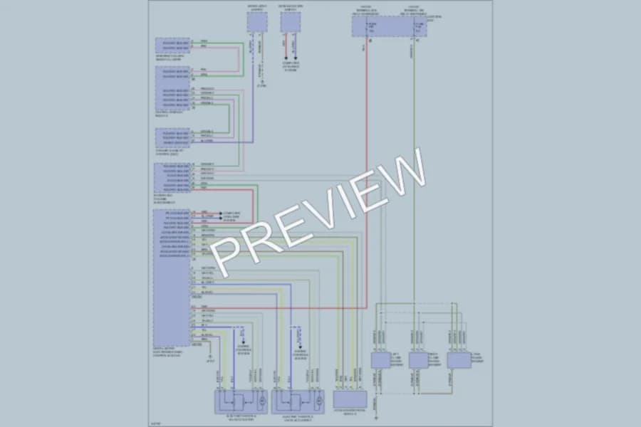 2009 BMW 750Li Cruise Control wiring diagram preview
