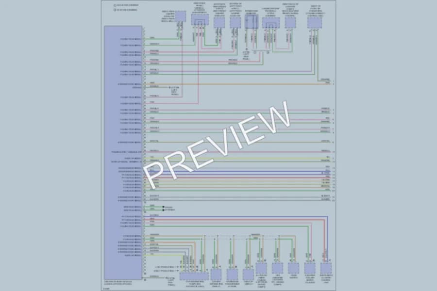 2009 BMW 750i Computer Data Lines wiring diagram preview