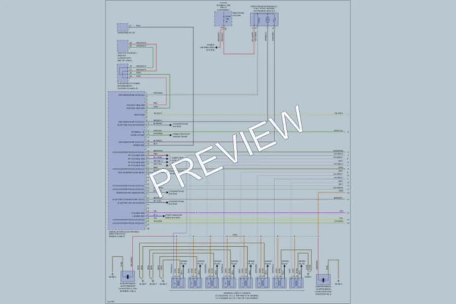 2009 BMW 750i Engine Performance wiring diagram preview