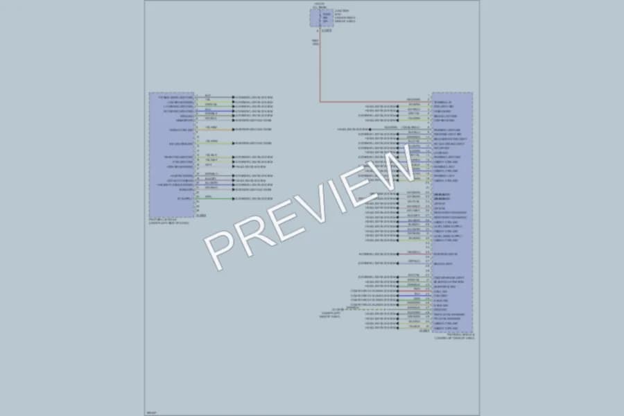 2009 BMW M3 Body Control Modules wiring diagram preview