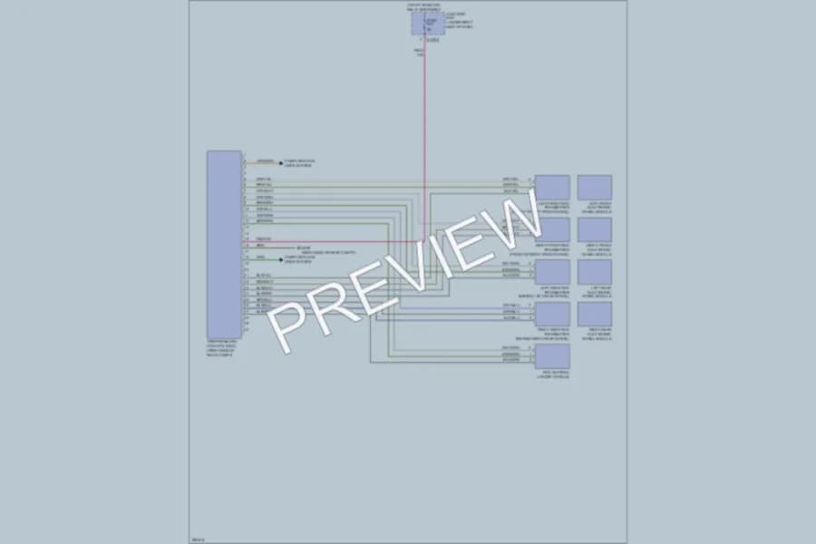 2009 BMW M3 Warning Systems wiring diagram preview