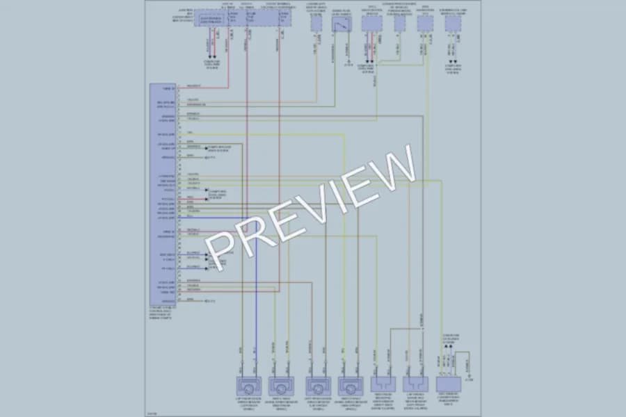2009 BMW X5 Anti Lock Brakes wiring diagram preview