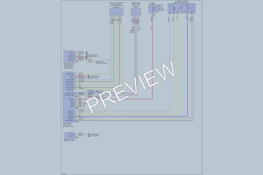 2009 BMW X5 Cruise Control wiring diagram preview