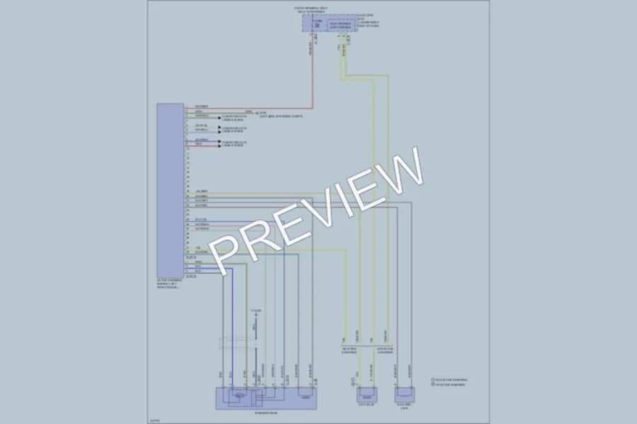 2009 BMW X5 Electronic Power Steering wiring diagram preview