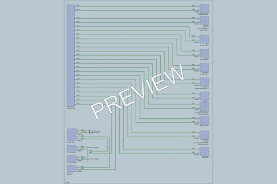 2009 BMW X5 Radio wiring diagram preview