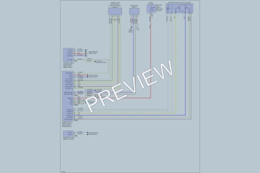 2009 BMW X6 Cruise Control wiring diagram preview