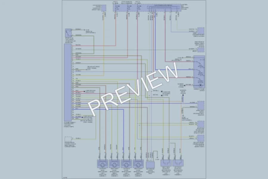 2009 BMW Z4 Anti Lock Brakes wiring diagram preview