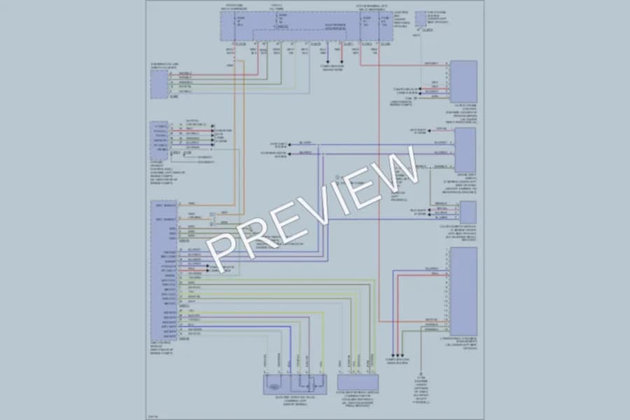 2009 BMW Z4 Cruise Control wiring diagram preview