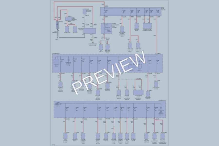 2009 BMW Z4 Power Distribution wiring diagram preview