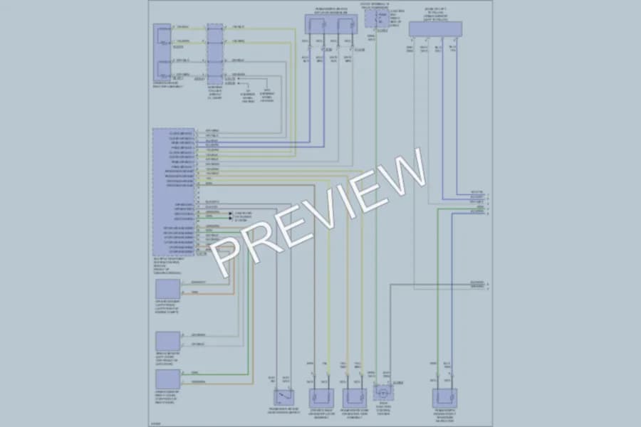 2009 BMW Z4 Supplemental Restraints wiring diagram preview
