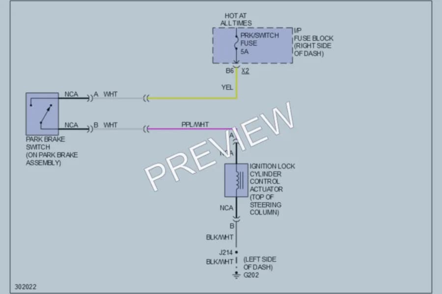 2009 Buick Allure Shift Interlock wiring diagram preview