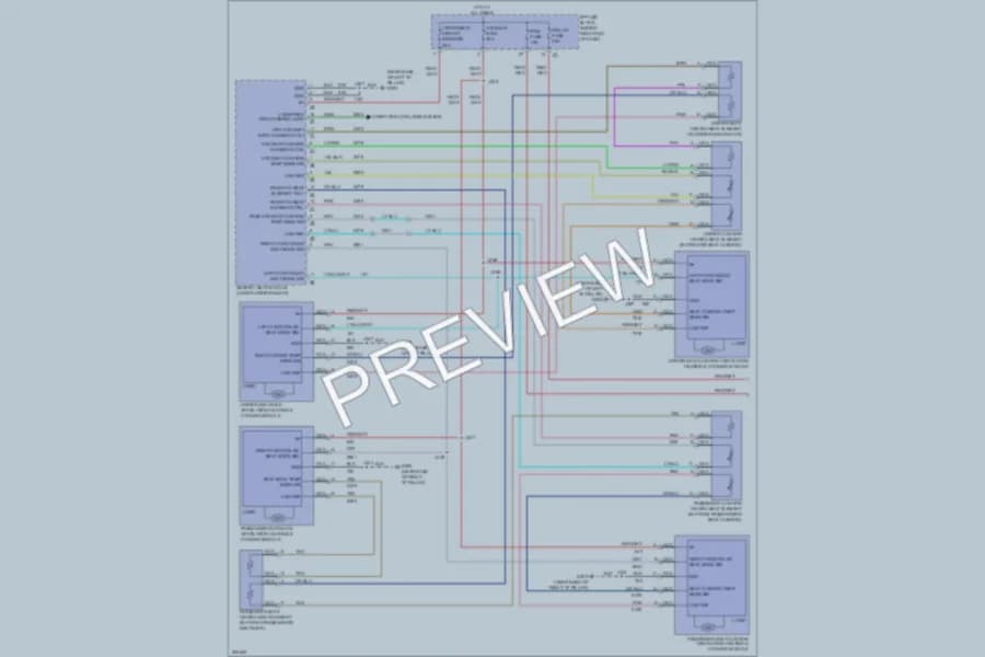 2009 Buick Enclave Power Seats wiring diagram preview
