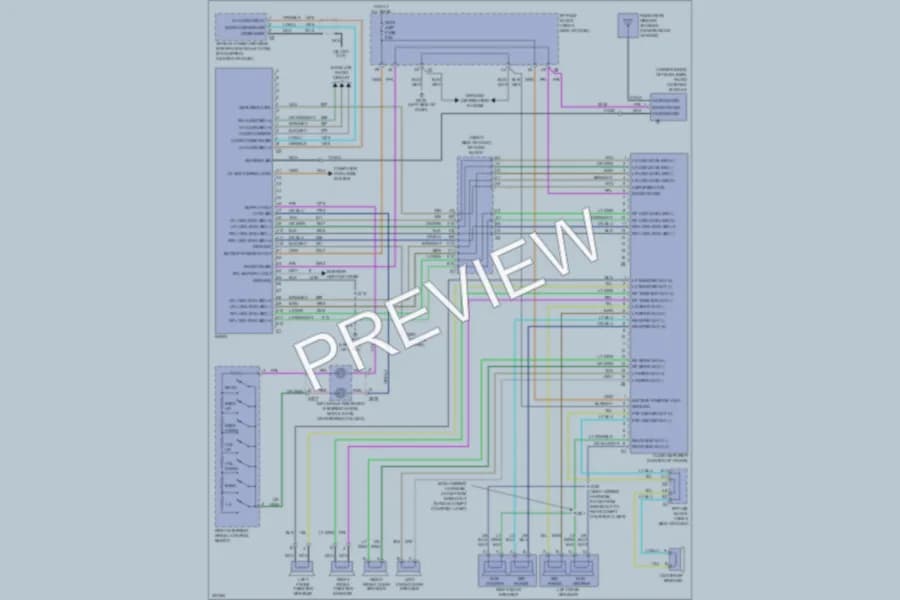 2009 Buick LaCrosse Radio wiring diagram preview