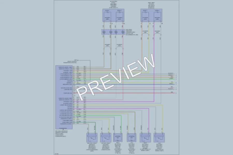 2009 Buick LaCrosse Supplemental Restraints wiring diagram preview