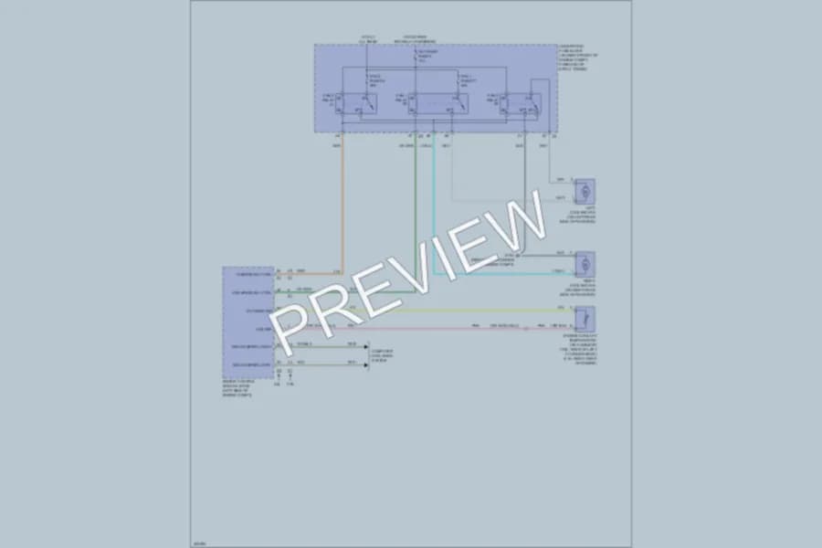 2009 Buick Lucerne Cooling Fan wiring diagram preview