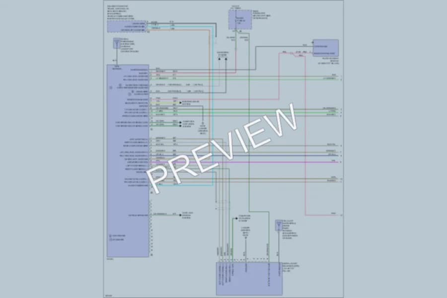 2009 Buick Lucerne Radio wiring diagram preview