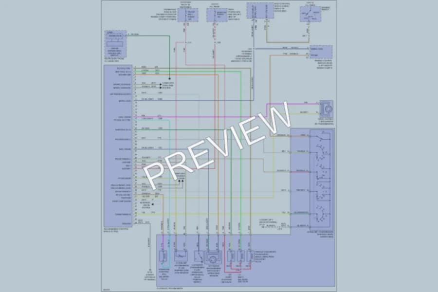 2009 Buick Lucerne Transmission wiring diagram preview
