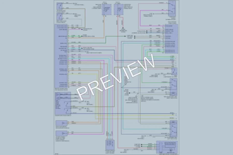 2009 Cadillac CTS Anti Theft wiring diagram preview
