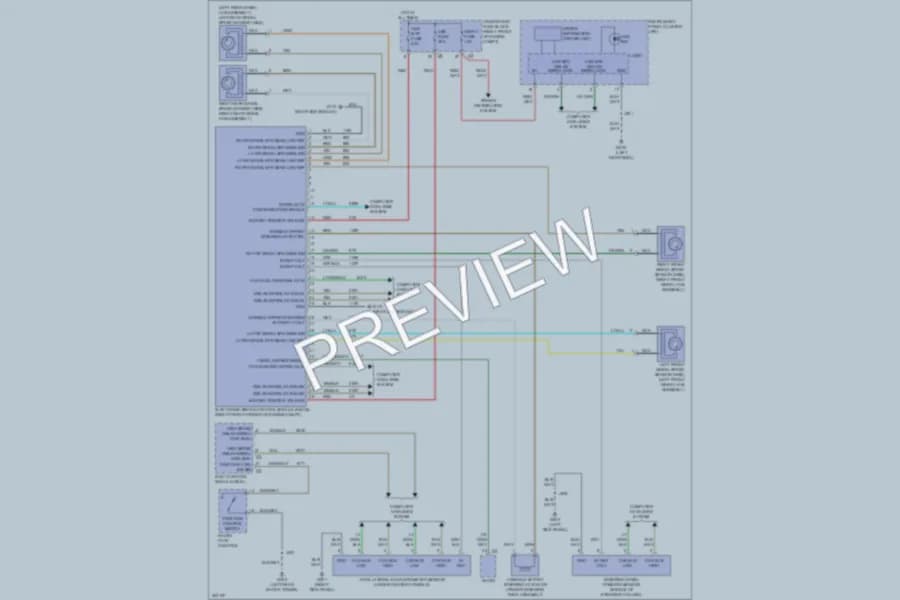 2009 Cadillac CTSV Anti Lock Brakes wiring diagram preview