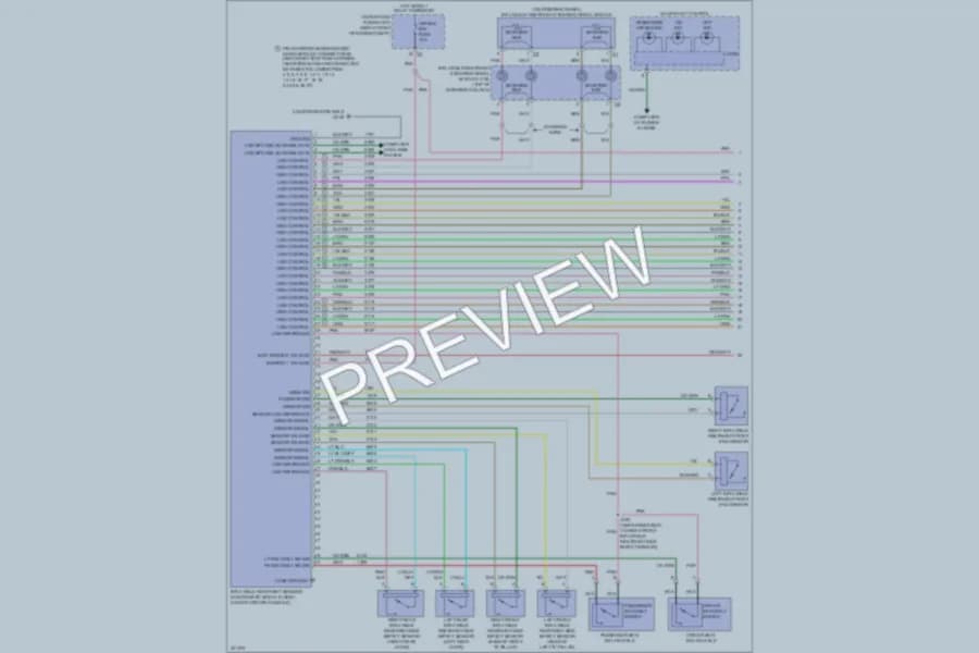 2009 Cadillac CTSV Supplemental Restraints wiring diagram preview