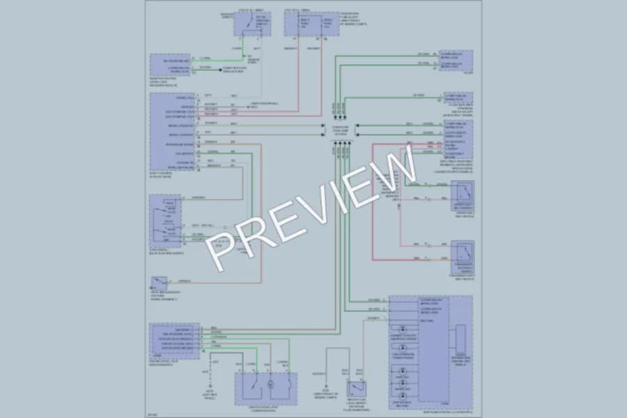 2009 Cadillac CTSV Warning Systems wiring diagram preview