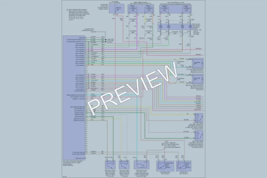 2009 Cadillac DTS Supplemental Restraints wiring diagram preview
