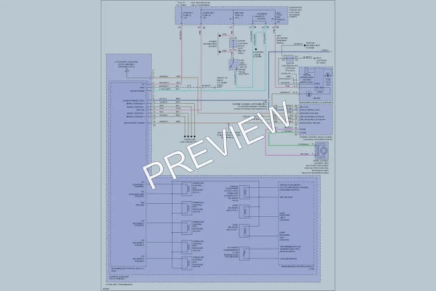 2009 Cadillac EscaladeESV Transmission wiring diagram preview