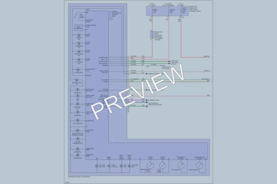 2009 Cadillac SRX Instrument Cluster wiring diagram preview