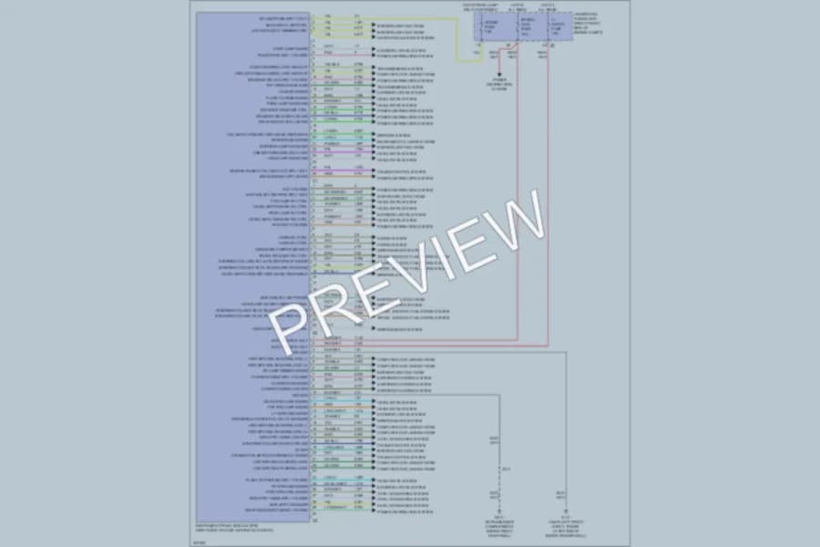 2009 Cadillac STSV Body Control Modules wiring diagram preview