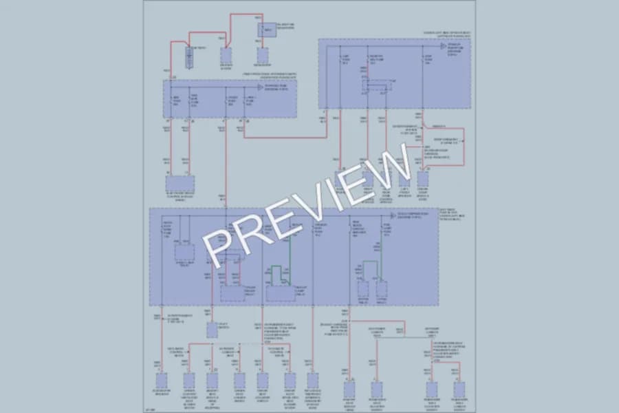 2009 Cadillac STSV Power Distribution wiring diagram preview