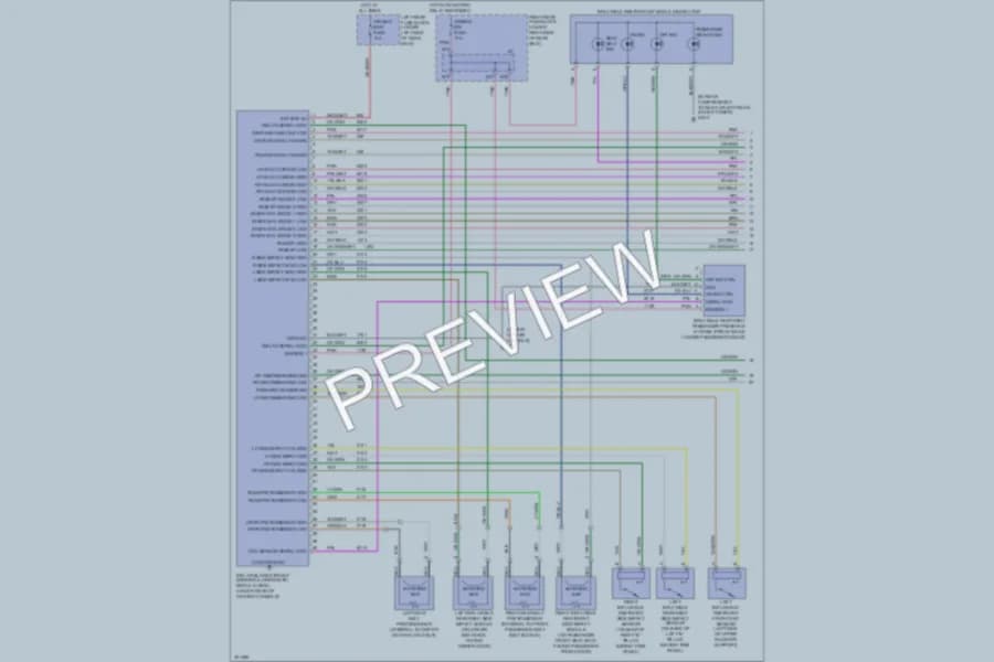 2009 Cadillac STSV Supplemental Restraints wiring diagram preview